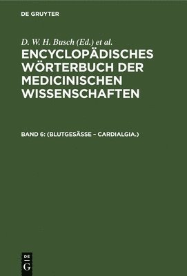 bokomslag (Blutgesässe - Cardialgia.)