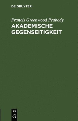 bokomslag Akademische Gegenseitigkeit