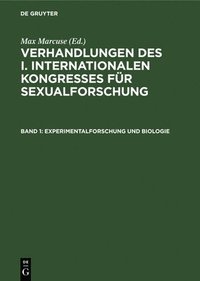 bokomslag Experimentalforschung Und Biologie