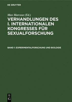 bokomslag Experimentalforschung Und Biologie