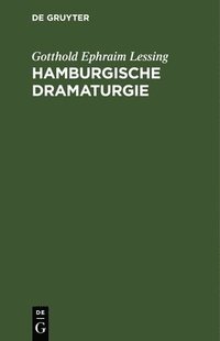 bokomslag Hamburgische Dramaturgie