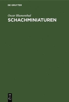 bokomslag Schachminiaturen