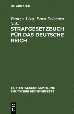 Strafgesetzbuch Für Das Deutsche Reich