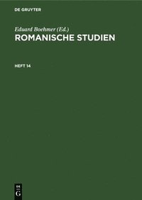 bokomslag Romanische Studien. Heft 14