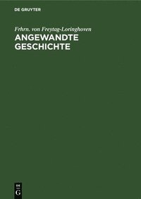 bokomslag Angewandte Geschichte