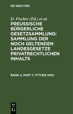 D. Fischer, F. Schroeder - 1773 bis 1902, Inbunden