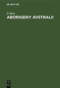 bokomslag Aborigeny Avstralii