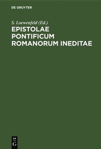 bokomslag Epistolae Pontificum Romanorum Ineditae