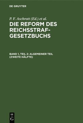 bokomslag Algemeiner Teil (Zweite Hälfte)