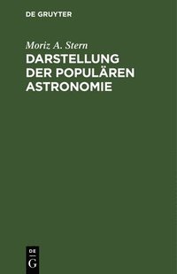 bokomslag Darstellung Der Populären Astronomie