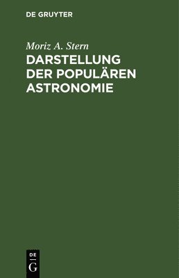 bokomslag Darstellung Der Populren Astronomie