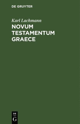 Novum Testamentum Graece 1