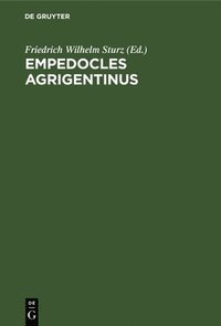 bokomslag Empedocles Agrigentinus