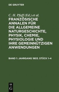 bokomslag Jahrgang 1803. Stück 1-4