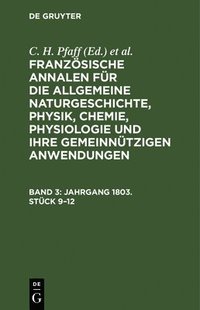 bokomslag Jahrgang 1803. Stück 9-12