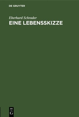 bokomslag Eine Lebensskizze