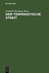 bokomslag Der Terministische Streit