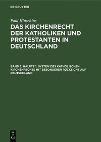 bokomslag System Des Katholischen Kirchenrechts Mit Besonderer Rücksicht Auf Deutschland