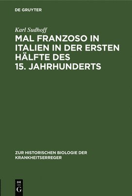 bokomslag Mal Franzoso in Italien in Der Ersten Hlfte Des 15. Jahrhunderts