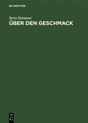 ber Den Geschmack 1