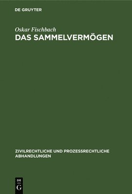 bokomslag Das Sammelvermögen