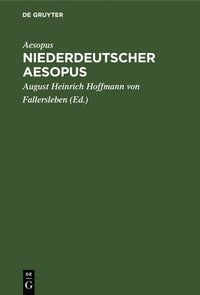 bokomslag Niederdeutscher Aesopus