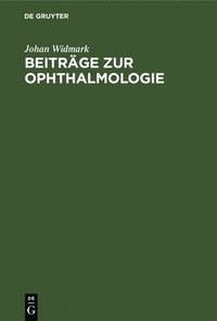 bokomslag Beiträge Zur Ophthalmologie