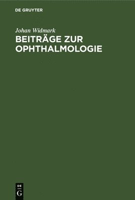 bokomslag Beiträge Zur Ophthalmologie