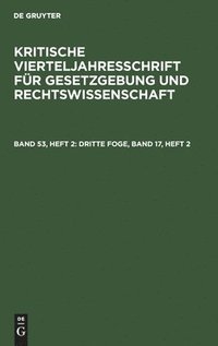 bokomslag Dritte Foge, Band 17, Heft 2