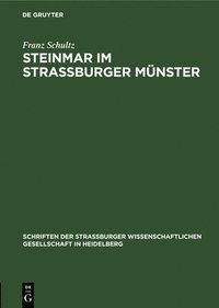 bokomslag Steinmar im Straburger Mnster