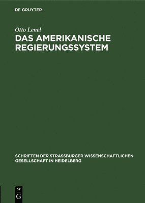 bokomslag Das amerikanische Regierungssystem