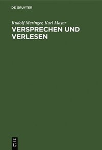 bokomslag Versprechen Und Verlesen