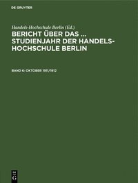 bokomslag Oktober 1911/1912