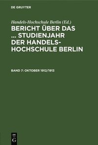 bokomslag Oktober 1912/1913
