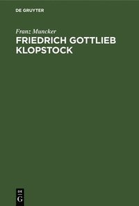 bokomslag Friedrich Gottlieb Klopstock