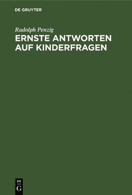 bokomslag Ernste Antworten Auf Kinderfragen