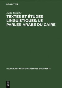 bokomslag Textes et tudes linguistiques