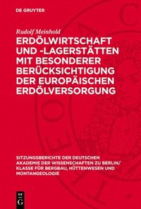 bokomslag Erdölwirtschaft Und -Lagerstätten Mit Besonderer Berücksichtigung Der Europäischen Erdölversorgung