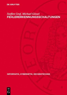 Steffen Graf, Michael Gössel - Fehlererkennungsschaltungen, Inbunden