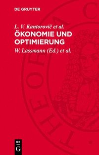 bokomslag Ökonomie Und Optimierung