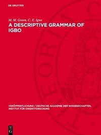 bokomslag A Descriptive Grammar of Igbo