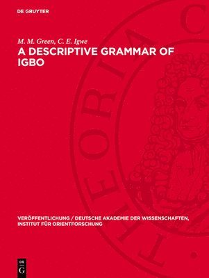 bokomslag Descriptive Grammar of Igbo