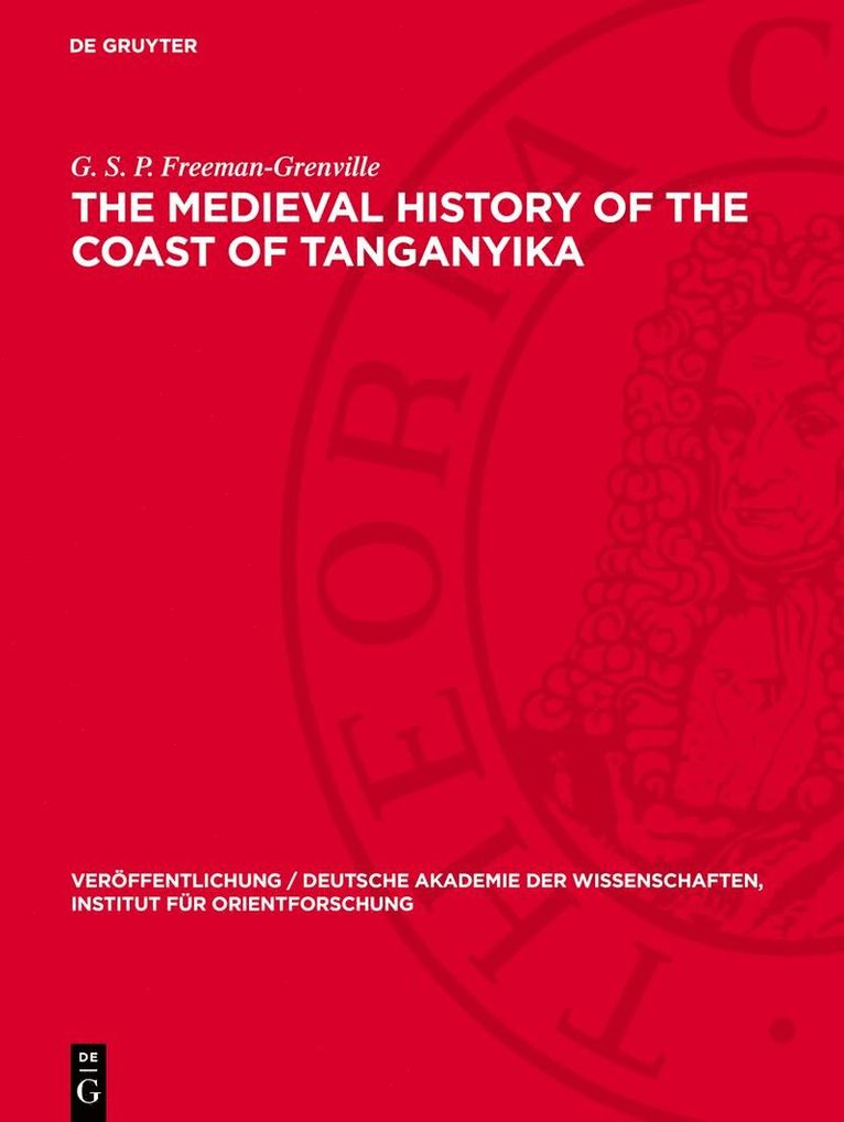 Medieval History of the Coast of Tanganyika