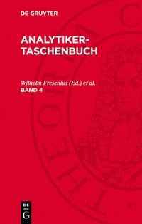 bokomslag Analytiker-Taschenbuch. Band 4