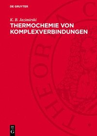 bokomslag Thermochemie Von Komplexverbindungen