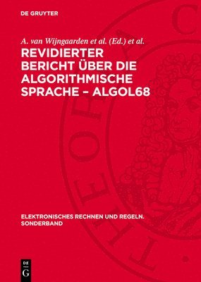 bokomslag Revidierter Bericht Über Die Algorithmische Sprache - Algol68