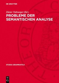 bokomslag Probleme Der Semantischen Analyse