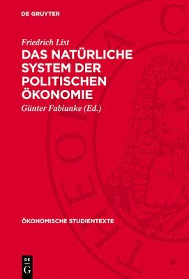 bokomslag Das Natürliche System Der Politischen Ökonomie