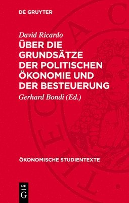 bokomslag Über Die Grundsätze Der Politischen Ökonomie Und Der Besteuerung