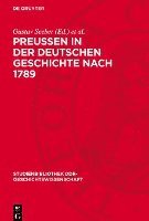 bokomslag Preußen in Der Deutschen Geschichte Nach 1789